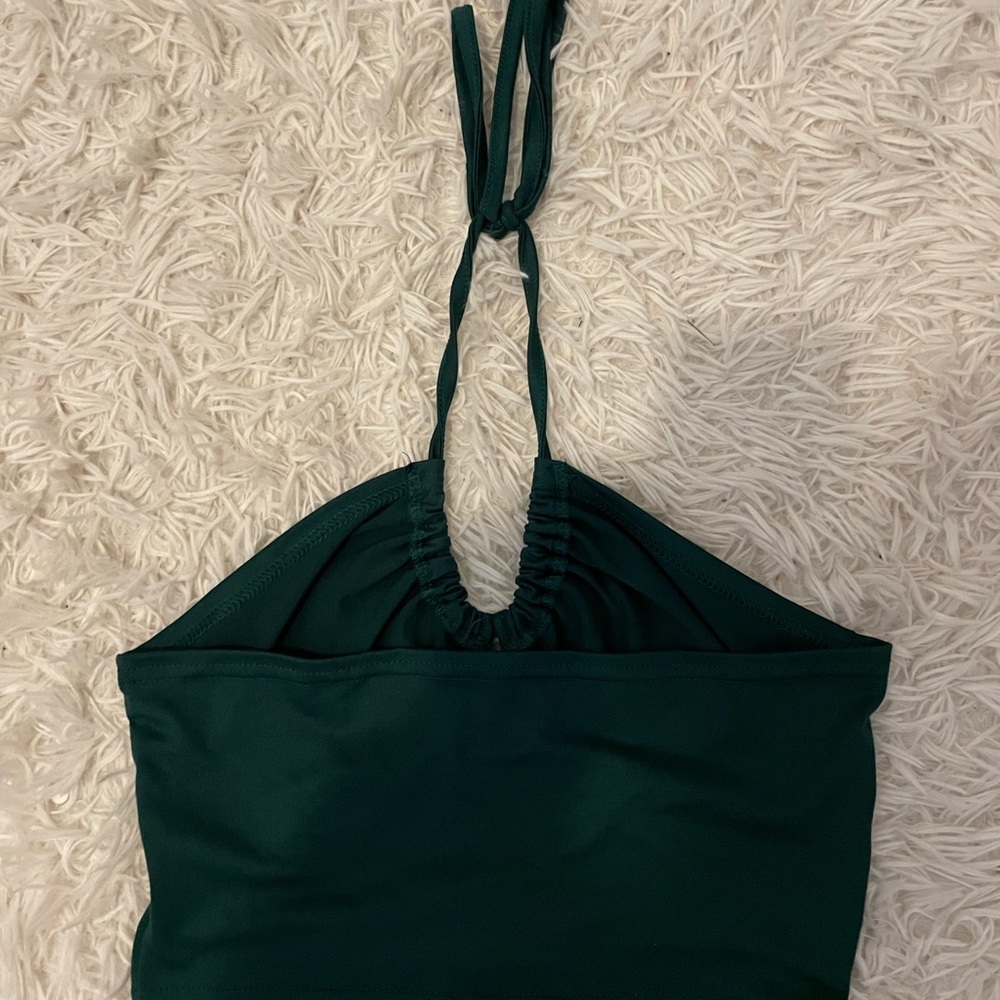 Green Halter Neck Top